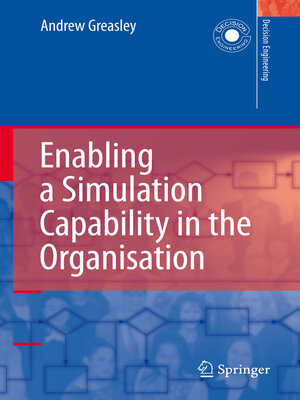 cover image of Enabling a Simulation Capability in the Organisation